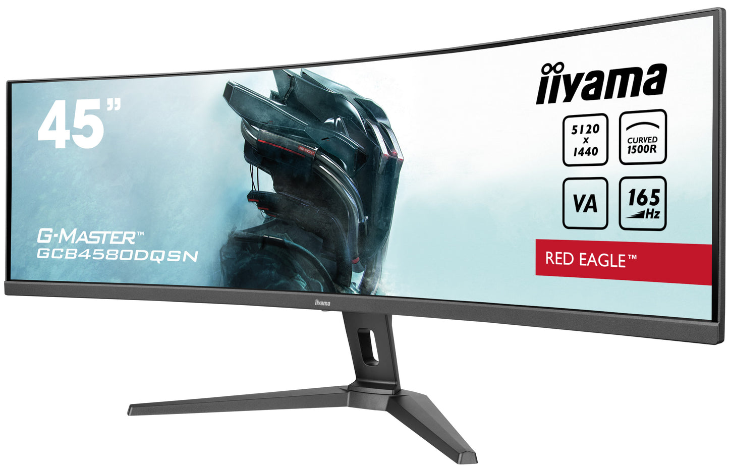 Iiyama G-MASTER Red Eagle GCB4580DQSN-B1LED zakrivljeni gejmerski monitor 45"