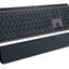 LOGITECH MX Keys S Plus Bluetooth Illuminated Keyboard with Palm Rest - GRAPHITE - US INT'L