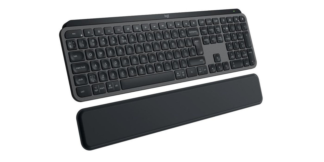 LOGITECH MX Keys S Plus Bluetooth Illuminated Keyboard with Palm Rest - GRAPHITE - US INT'L