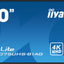 IIYAMA LFD LH5075UHS-B1AG 50" 4K UHD VA 3840 x 2160 @60Hz 500 cd/m² 5000:1 9.5ms Android 11 OS, iiSignage², FailOver, EShare landscape, portrait