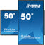 IIYAMA LFD LH5075UHS-B1AG 50" 4K UHD VA 3840 x 2160 @60Hz 500 cd/m² 5000:1 9.5ms Android 11 OS, iiSignage², FailOver, EShare landscape, portrait