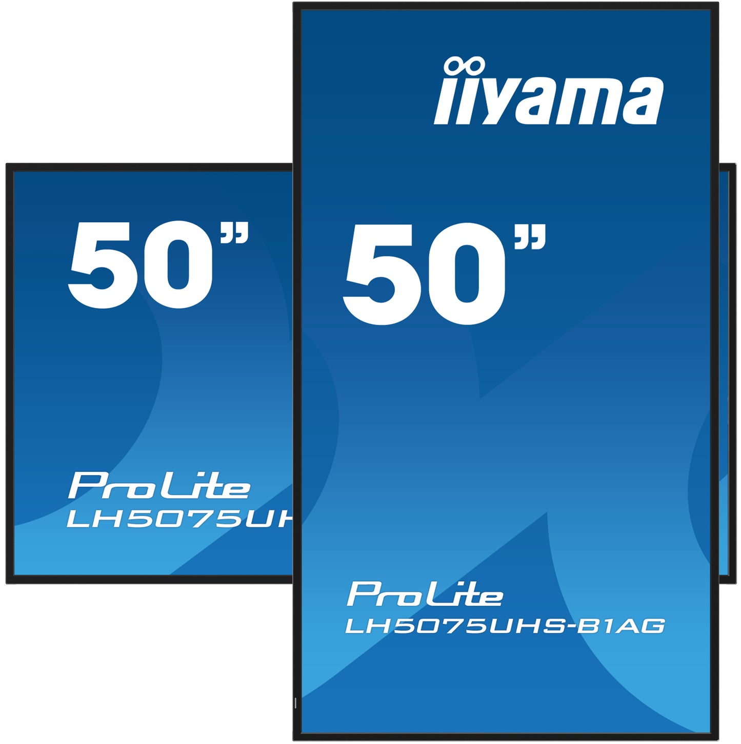 IIYAMA LFD LH5075UHS-B1AG 50" 4K UHD VA 3840 x 2160 @60Hz 500 cd/m² 5000:1 9.5ms Android 11 OS, iiSignage², FailOver, EShare landscape, portrait