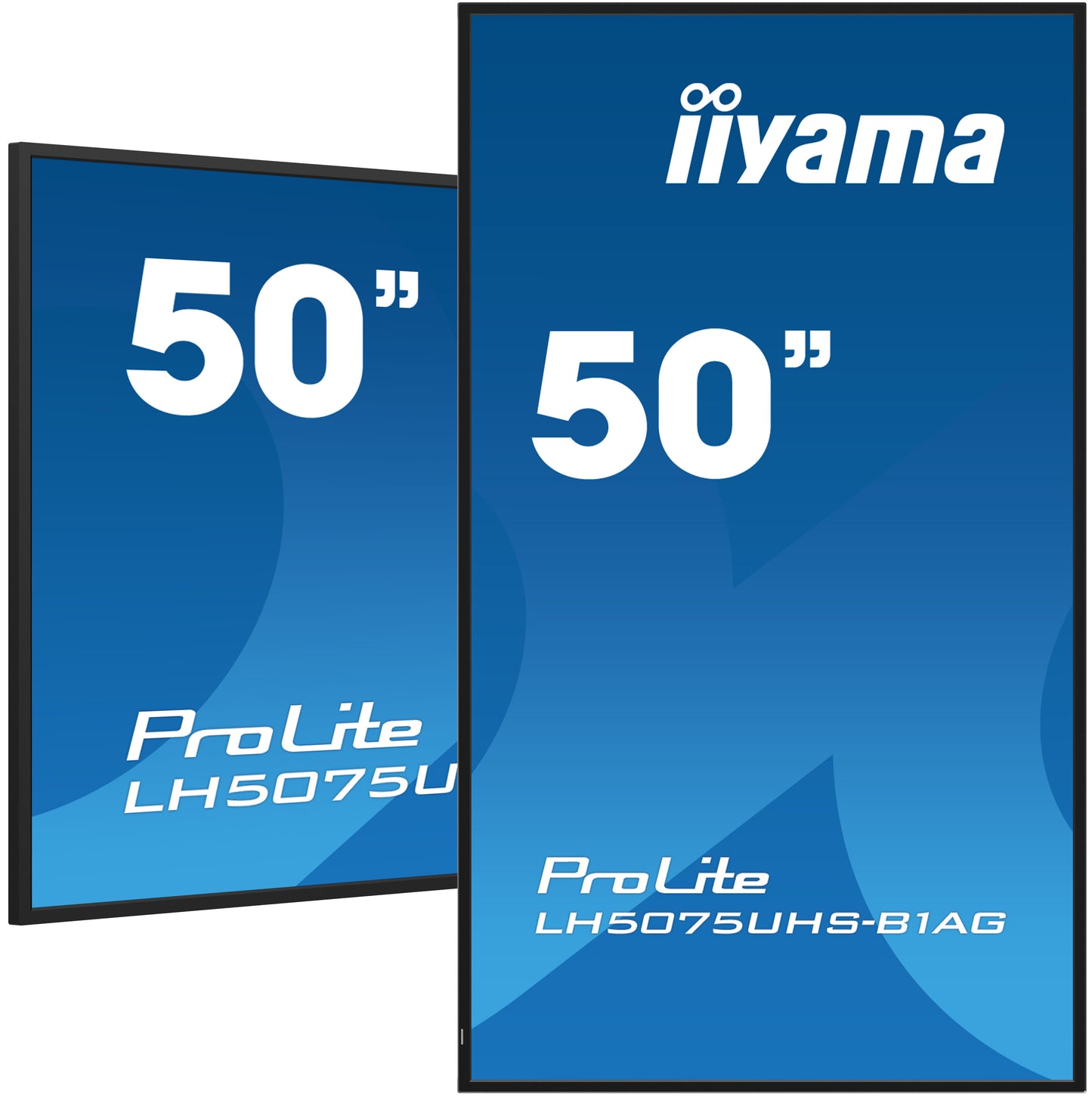 IIYAMA LFD LH5075UHS-B1AG 50" 4K UHD VA 3840 x 2160 @60Hz 500 cd/m² 5000:1 9.5ms Android 11 OS, iiSignage², FailOver, EShare landscape, portrait