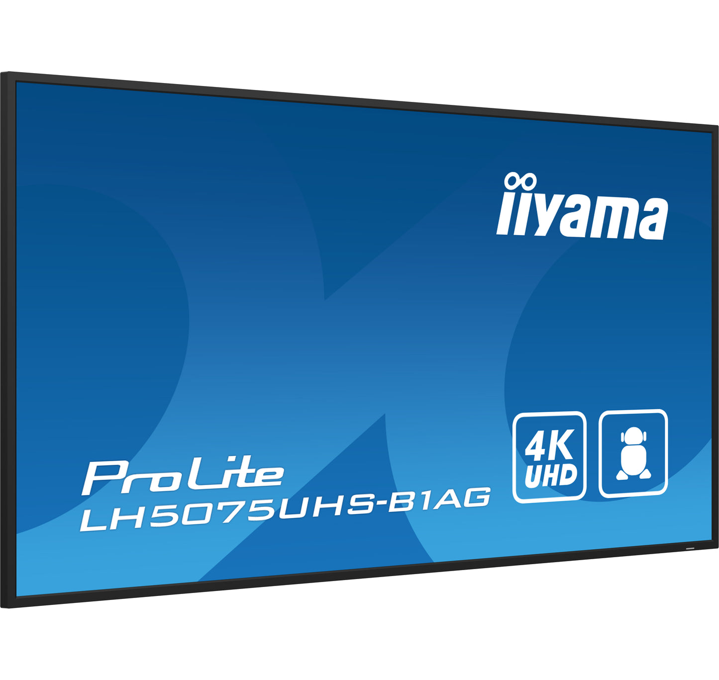 IIYAMA LFD LH5075UHS-B1AG 50" 4K UHD VA 3840 x 2160 @60Hz 500 cd/m² 5000:1 9.5ms Android 11 OS, iiSignage², FailOver, EShare landscape, portrait