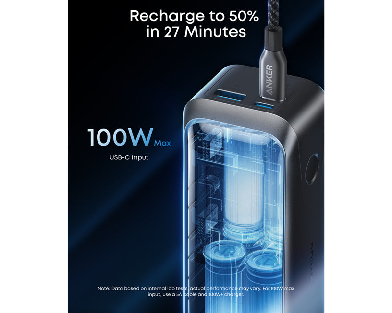 ANKER Prime 20000mAh, 220W, Power Bank za laptop crni
