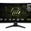 MSI 27 inča MAG 275CF X24 FHD 1920x1080 Rapid VA 240 Hz zakrivljeni gaming monitor