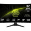 MSI 32 inča MAG 321CQF E18 WQHD 2560x1440 180Hz FreeSync zakrivljeni gaming monitor