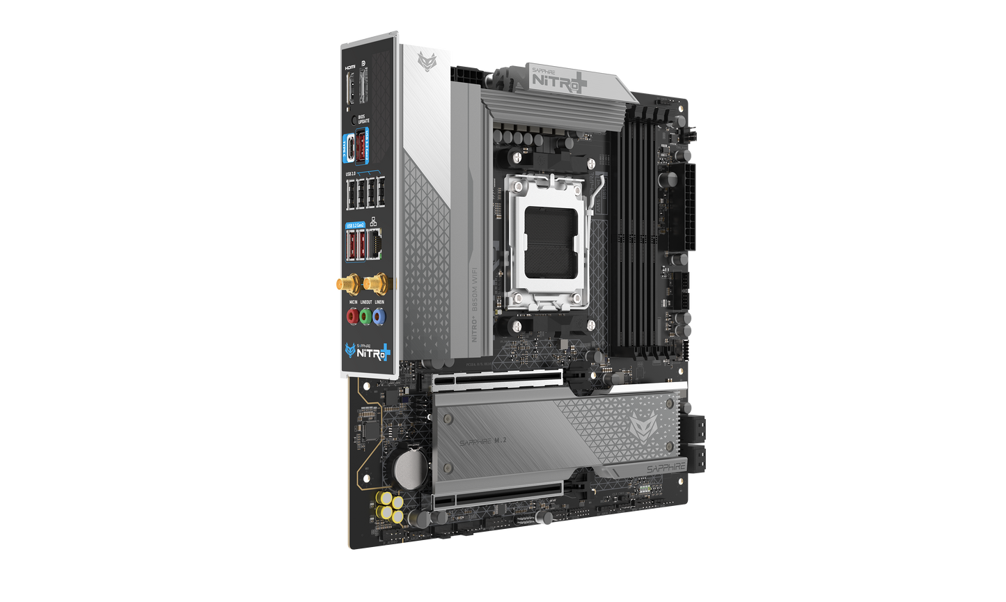 SAPPHIRE AMD B850M AM5 NITRO+ Ryzen R9/R7/R5