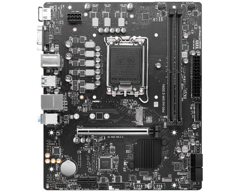 MSI PRO H610M-E DDR4
