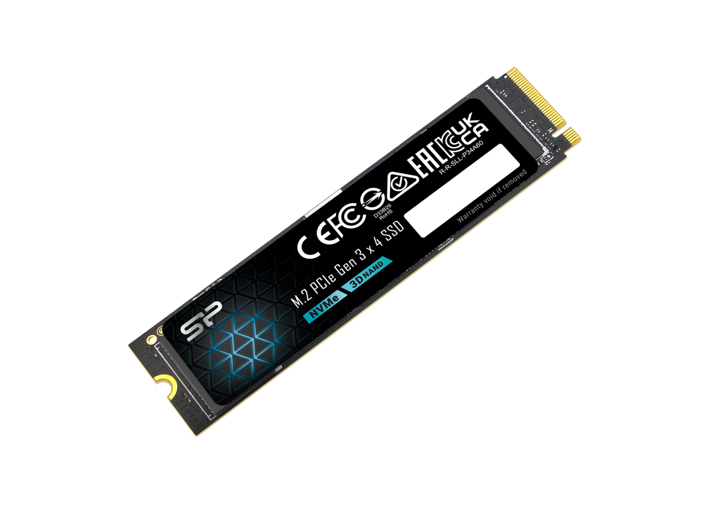 Silicon Power SSD P34A60 512GB M.2, 2280, PCIe 4.0 x4, Read/Write: 2200 / 1600 MB/s