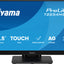 Iiyama ProLite T2254MSC-B2AG - LED monitor 22 inch 21.5 inch viewable touchscreen 1920 x 1080 Full HD 1080p 100 Hz IPS 300 cd m2