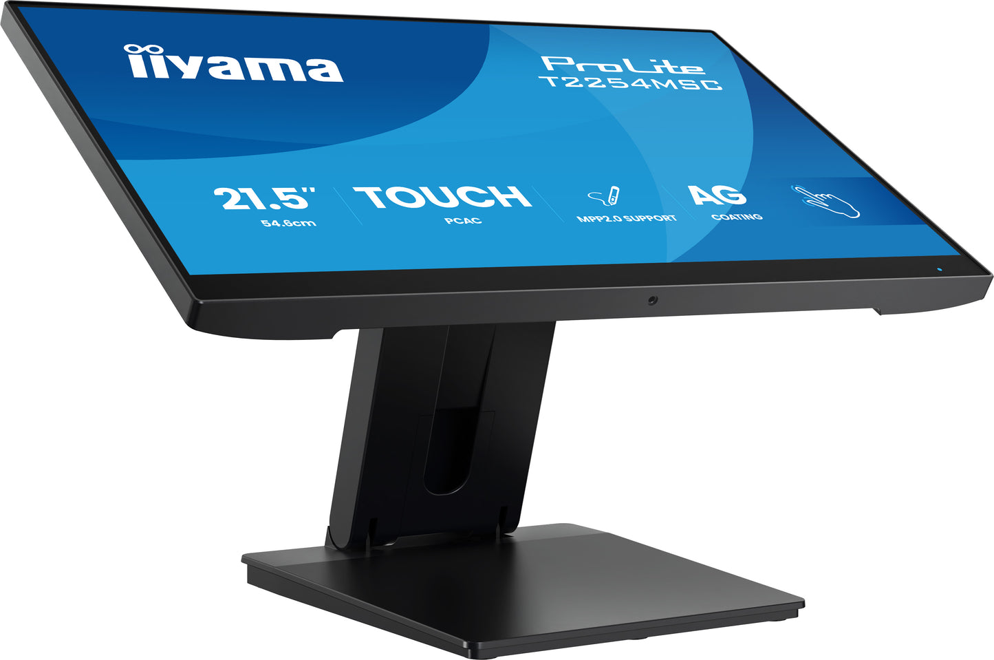Iiyama ProLite T2254MSC-B2AG - LED monitor 22 inch 21.5 inch viewable touchscreen 1920 x 1080 Full HD 1080p 100 Hz IPS 300 cd m2