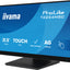 Iiyama ProLite T2254MSC-B2AG - LED monitor 22 inch 21.5 inch viewable touchscreen 1920 x 1080 Full HD 1080p 100 Hz IPS 300 cd m2