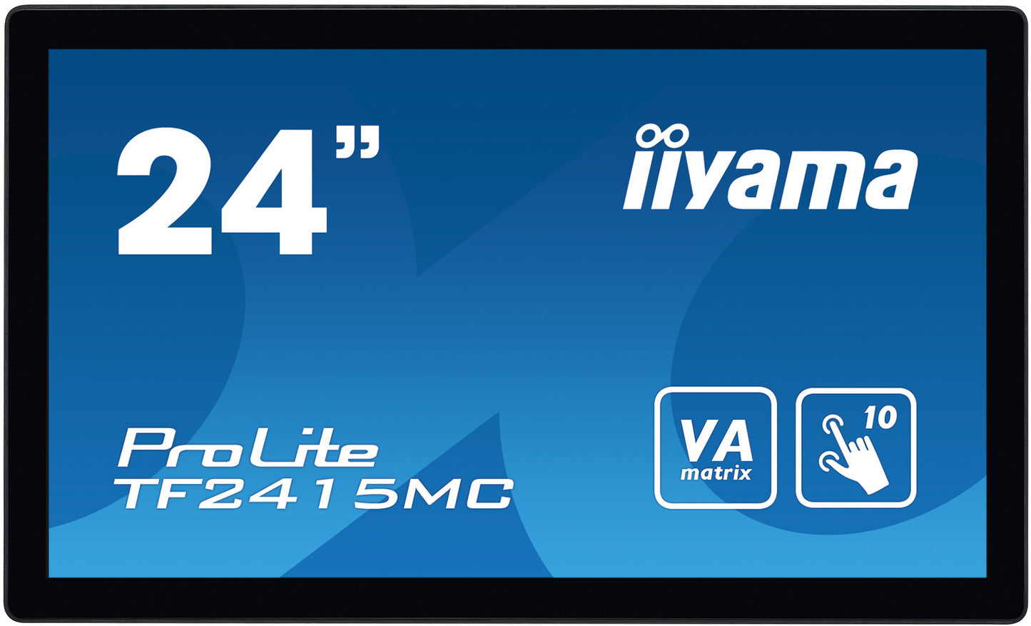 iiyama ProLite TF2415MC-B2  Open Frame PCAP 10 point touch screen equipped with a foam seal finish for seamless integration