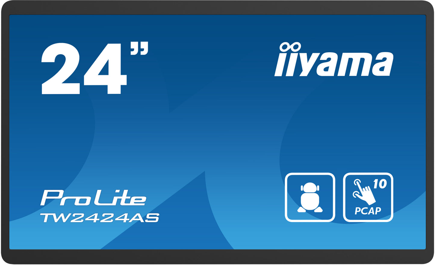 IIYAMA Monitor LED TW2424AS-B1 23.8” Full HD In-cell PCAP 10pt interactive Touch Panel PC with Android OS