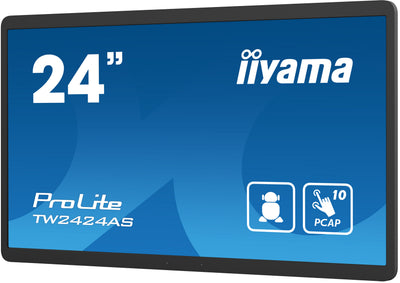 IIYAMA Monitor LED TW2424AS-B1 23.8” Full HD In-cell PCAP 10pt interactive Touch Panel PC with Android OS