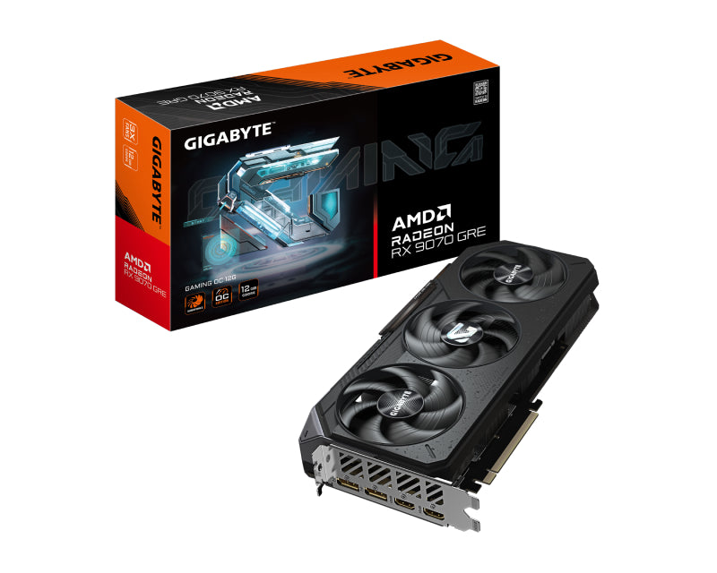 GIGABYTE AMD Radeon RX 9070 GAMING OC 12GB GV-R907GREGAMING OC-12GD