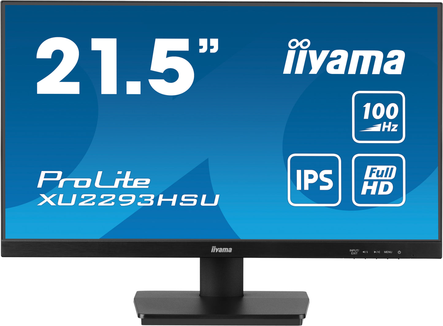 IIYAMA Prolite XU2293HSU-B7 Business Monitor - 54.5 cm (21.5"), FULL HD (1920x1080), IPS LED, 100Hz, 300 cd/m²