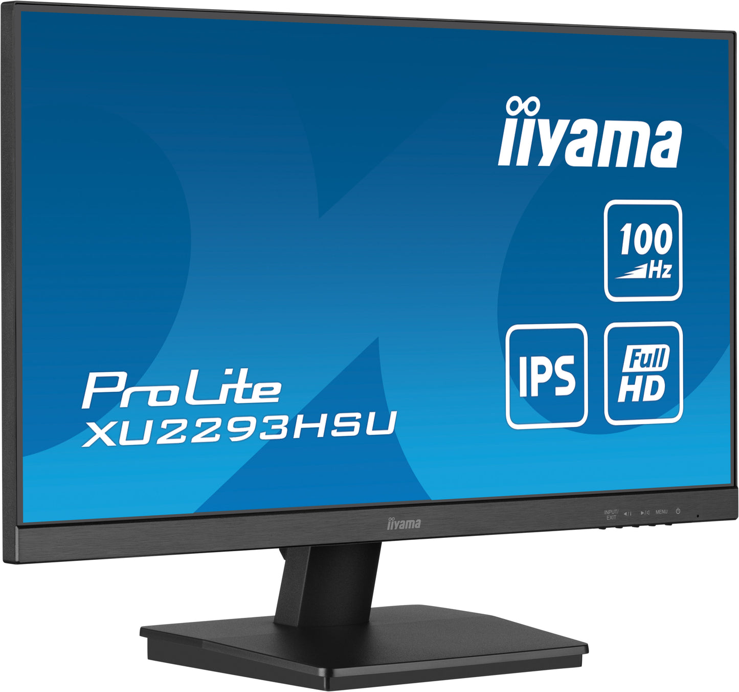 IIYAMA Prolite XU2293HSU-B7 Business Monitor - 54.5 cm (21.5"), FULL HD (1920x1080), IPS LED, 100Hz, 300 cd/m²
