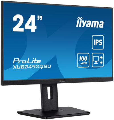 IIYAMA Monitor LED XUB2492QSU-B1 23.8" IPS 2560 x 1440 @100Hz 300 cd/m²