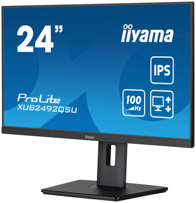 IIYAMA Monitor LED XUB2492QSU-B1 23.8" IPS 2560 x 1440 @100Hz 300 cd/m²
