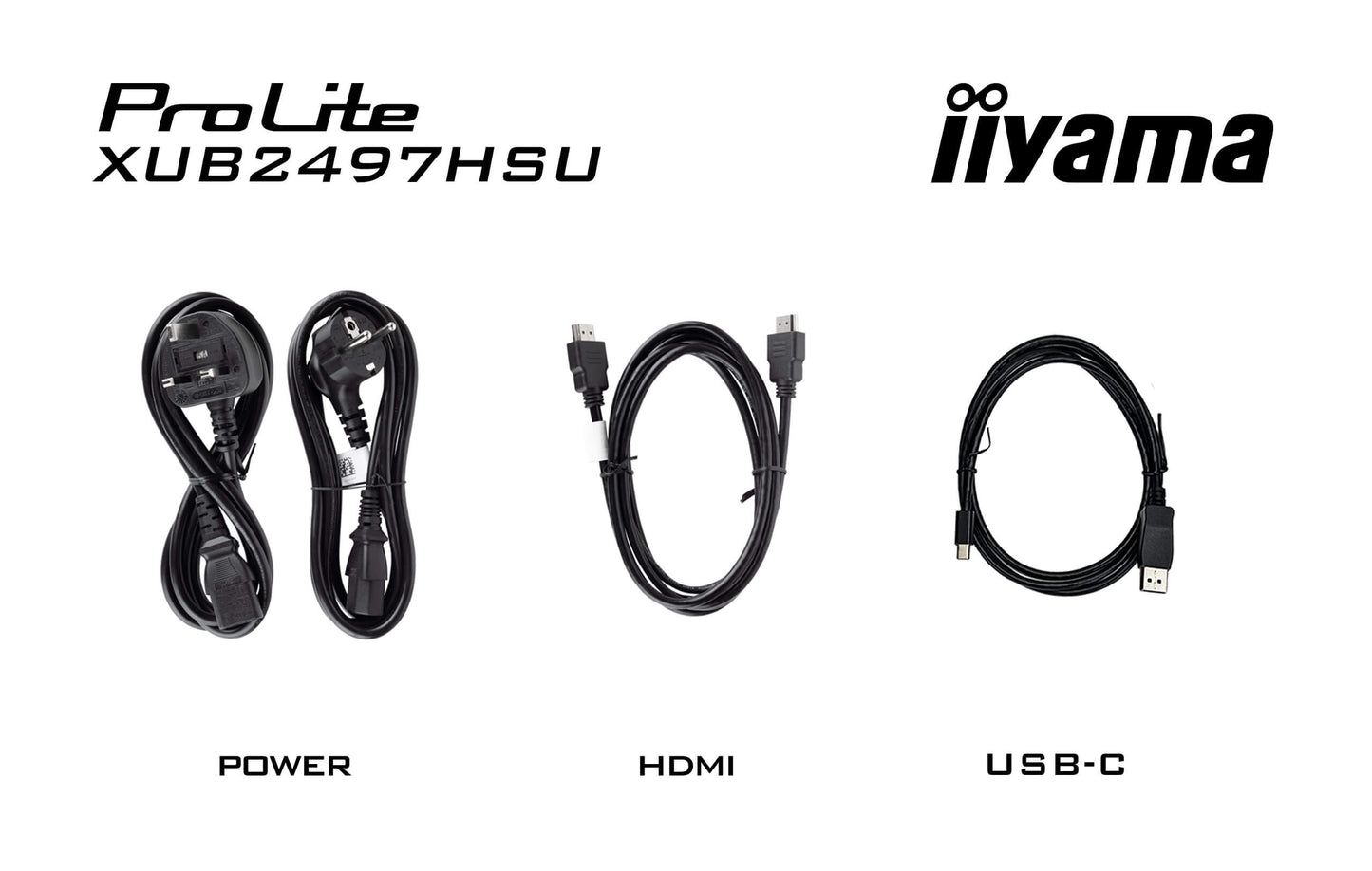 IIYAMA Monitor LED XUB2497HSN-B2 23.8" IPS 1920 x 1080 @100Hz 16:9 300 cd/m²