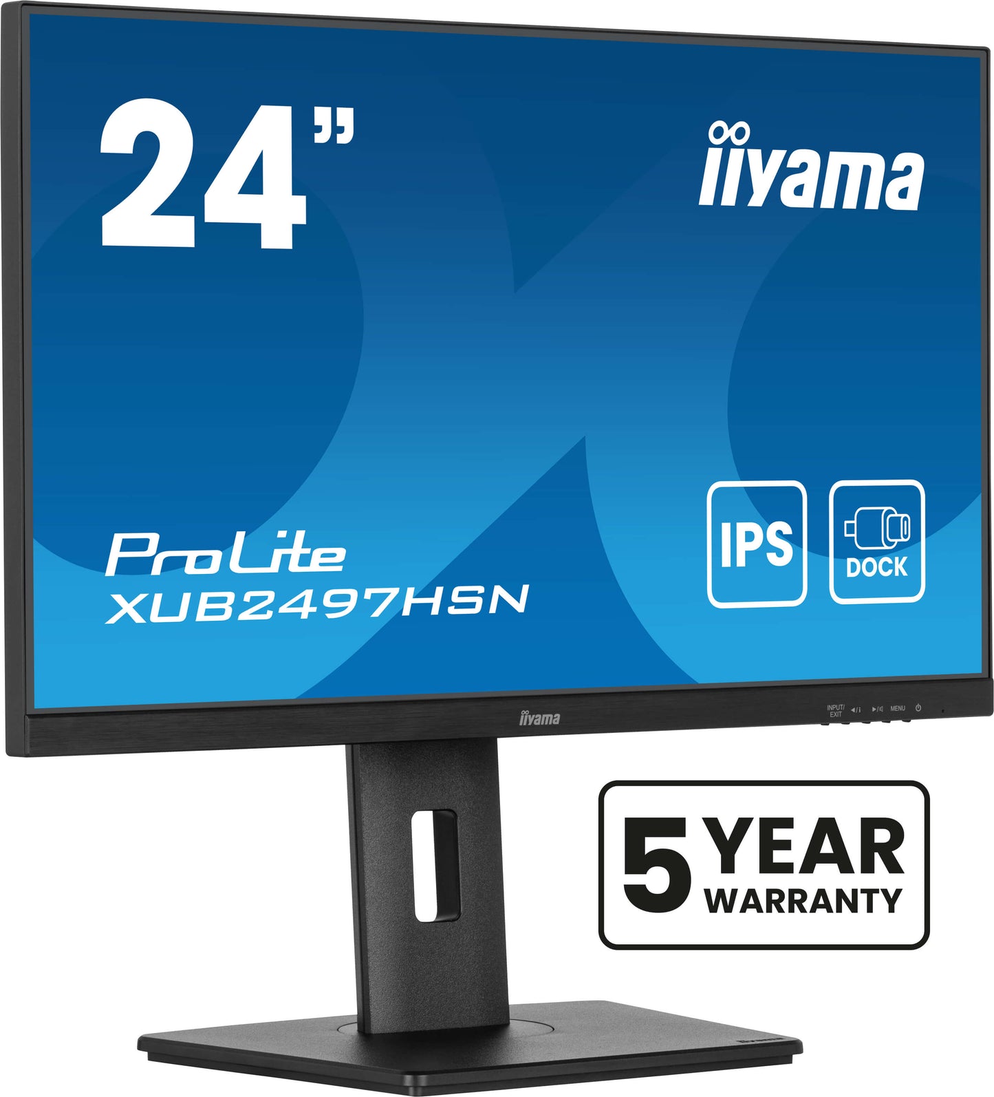 IIYAMA Monitor LED XUB2497HSN-B2 23.8" IPS 1920 x 1080 @100Hz 16:9 300 cd/m²