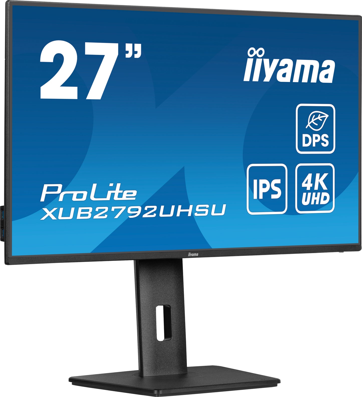 IIYAMA Prolite XUB2792UHSU-B6 Business Monitor - 68.5 cm (27''), 4K UHD (3840x2160), IPS LED, 60Hz, 4ms, 350 cd/m²