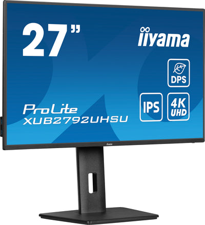 IIYAMA Prolite XUB2792UHSU-B6 Business Monitor - 68.5 cm (27''), 4K UHD (3840x2160), IPS LED, 60Hz, 4ms, 350 cd/m²