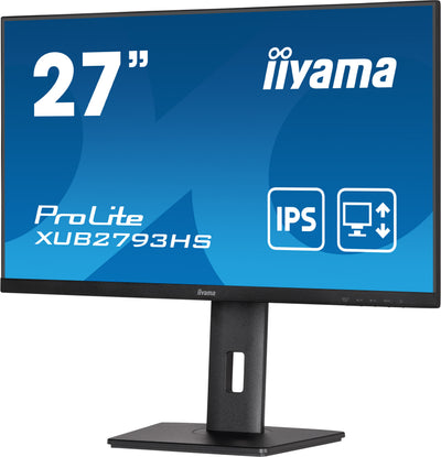 Iiyama  XUB2793HS-B7  LED monitor 27 1920 x 1080 FHD 100 Hz IPS 300 cd