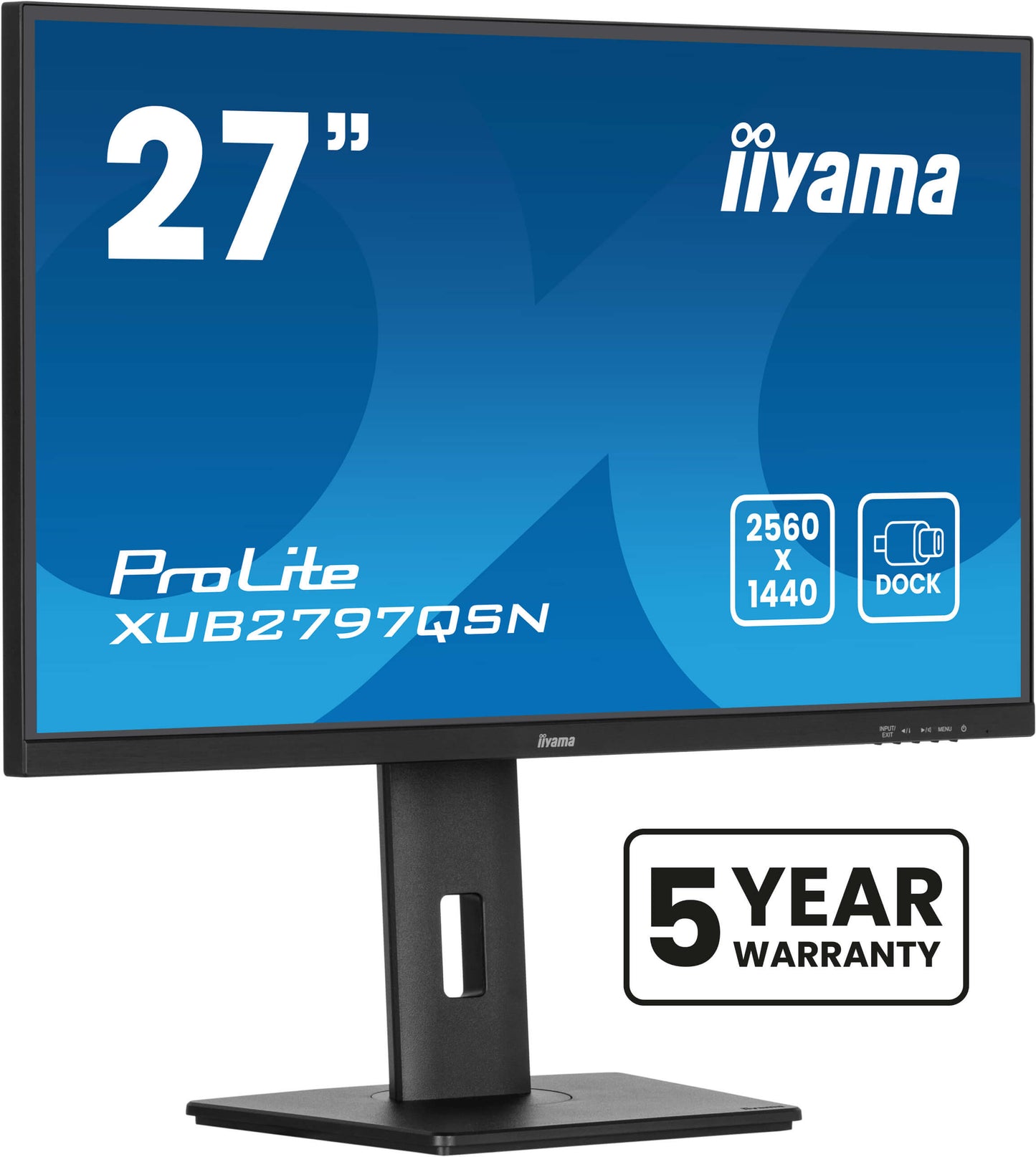 IIYAMA Monitor LED XUB2797QSN-B2 27" IPS 2560 x 1440 @100Hz 300 cd/m²