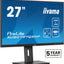 IIYAMA Prolite XUB2797QSNP-B1 Business Monitor - 68.5 cm (27''), WQHD (2560x1440), IPS LED, 100Hz, 300 cd/m²