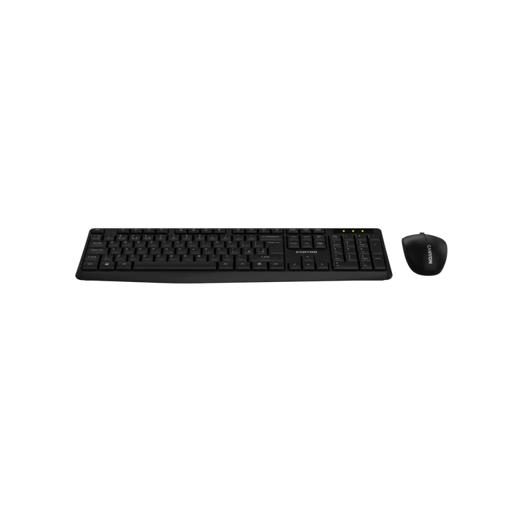 CANYON SET-W01 EN/AD Keyboard+Mouse Wireless Black