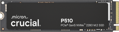 Crucial P510 2TB PCle Gen5 NVMe 2280 M.2 SSD