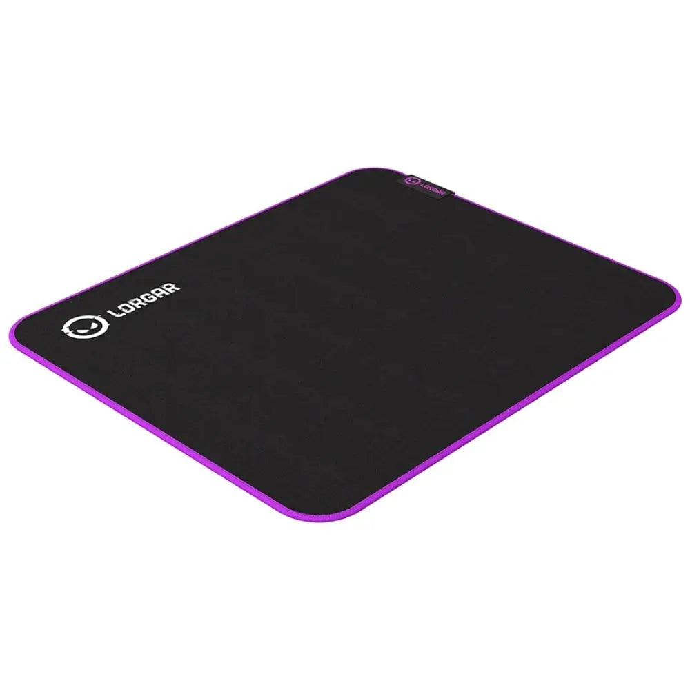 Lorgar Main 313, Gaming mouse pad, High-speed surface, Purple anti-slip rubber base, size: 360mm x 300mm x 3mm, weight 0.195kg