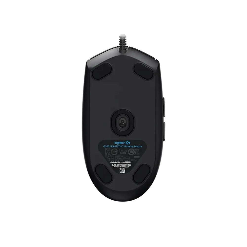 LOGITECH G102 LIGHTSYNC Corded Gaming Mouse - BLACK - USB - EER