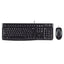 LOGITECH MK120 Corded Combo - BLACK - USB - US INT'L - EER