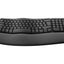 LOGITECH Wave Bluetooth ergonomic keyboard - GRAPHITE - US INT'L - B2B