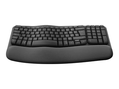 LOGITECH Wave Bluetooth ergonomic keyboard - GRAPHITE - US INT'L - B2B