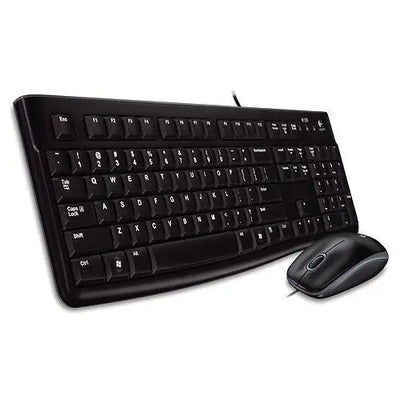 LOGITECH MK120 Corded Combo - BLACK - USB - US INT'L - EER