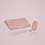 LOGITECH Pebble 2 Bluetooth Keyboard Combo - TONAL ROSE - US INT'L
