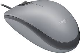 LOGITECH M110 Silent - MID GRAY - USB - EMEA-808 - AKOYA HANGTAB BOX M110S