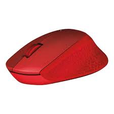 LOGITECH M330 Wireless Mouse - SILENT PLUS - RED
