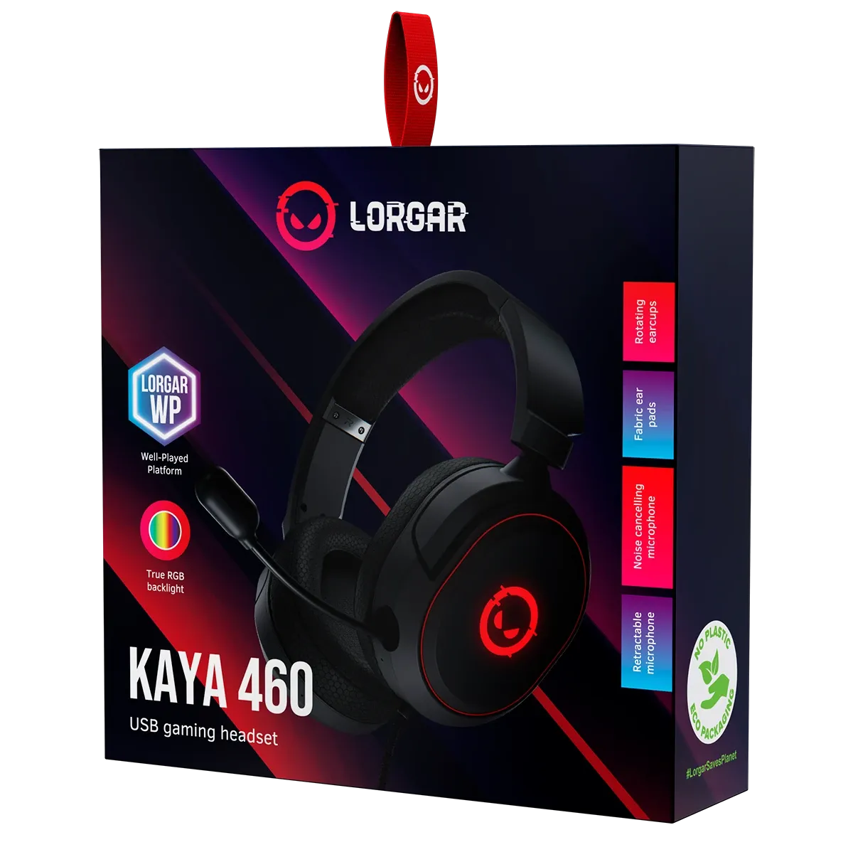 LORGAR Kaya 460, USB Gaming headset with microphone