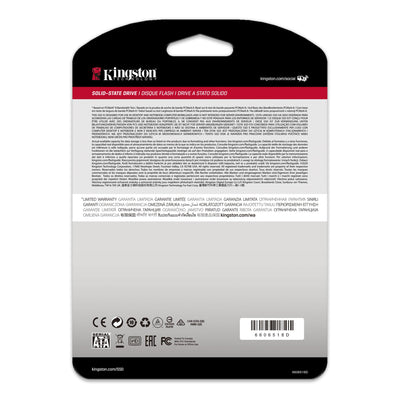 Kingston A400 240GB SSD, 2.5” 7mm, SATA 6 Gb/s, Read/Write: 500 / 350 MB/s
