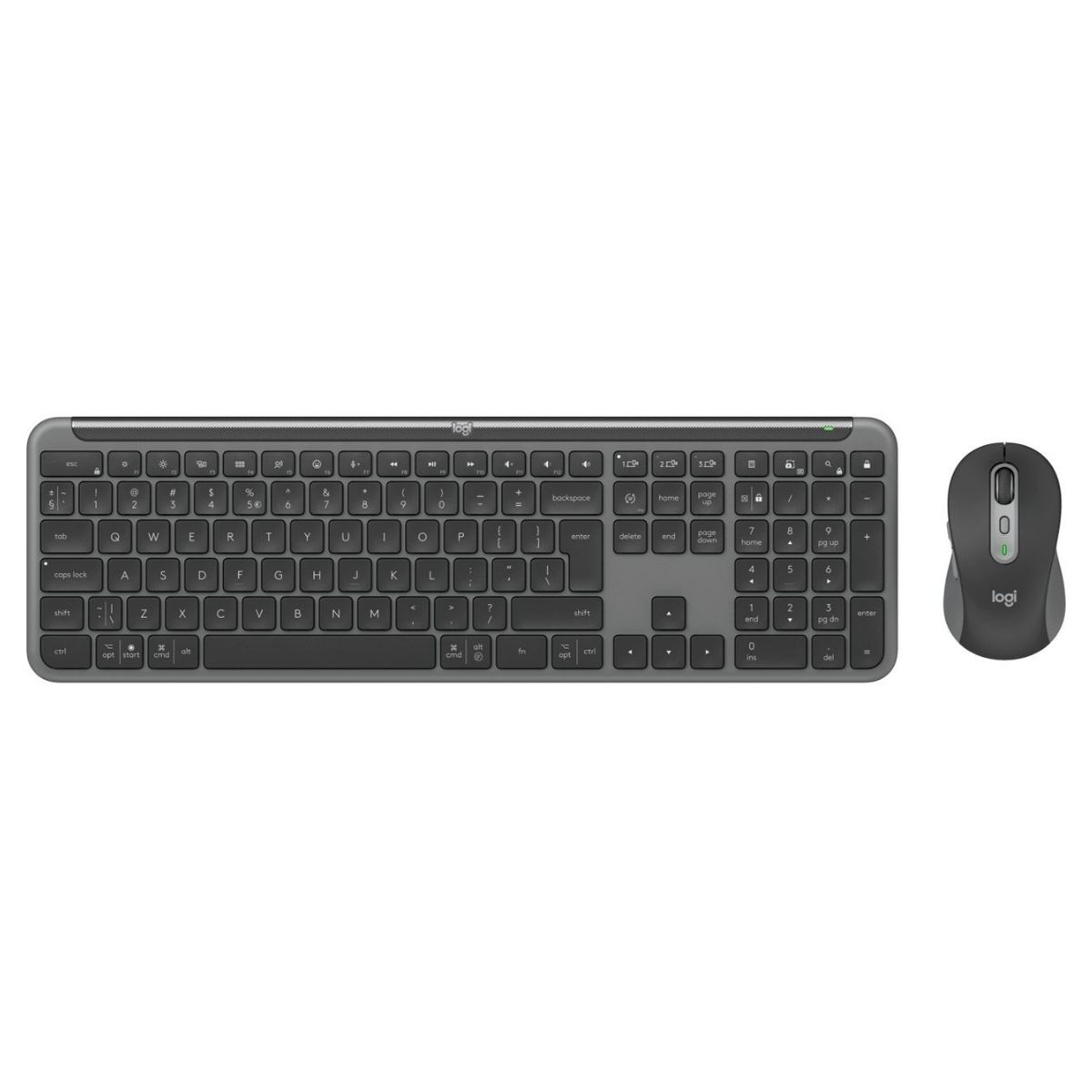 LOGITECH Signature Slim Combo MK950 - GRAPHITE - US INT'L - 2.4GHZ/BT- INTNL-973