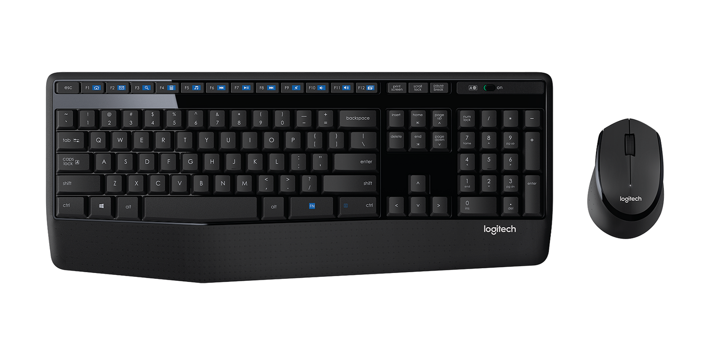 LOGITECH MK345 Wireless Combo - BLACK - US INT'L
