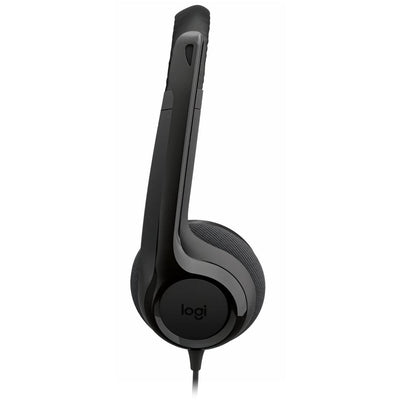 LOGITECH HEADSET-H390 USB-C Computer Headset-MIDNIGHT BLACK-USB-N/A-EMEA28i-935-USB-C