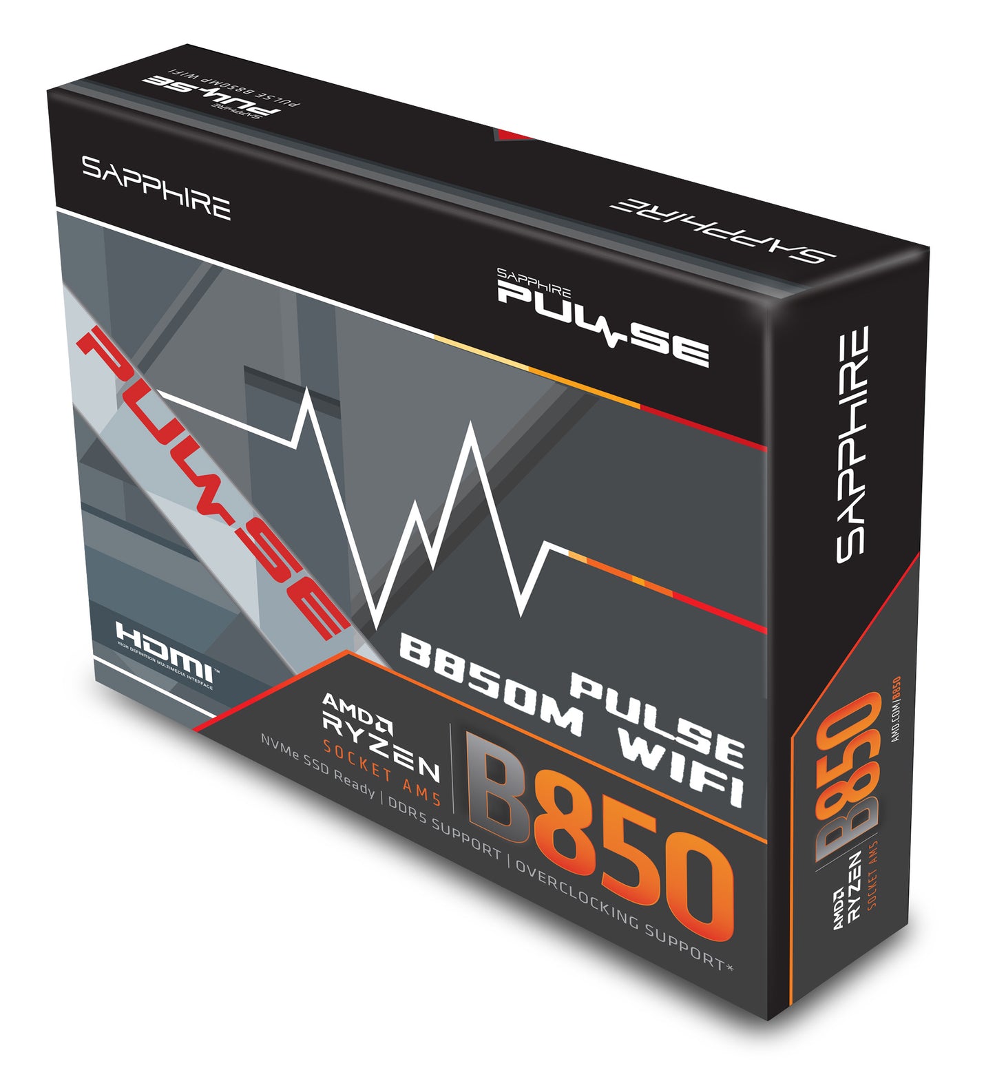 SAPPHIRE AMD B850M AM5 PULSE Ryzen R9/R7/R5